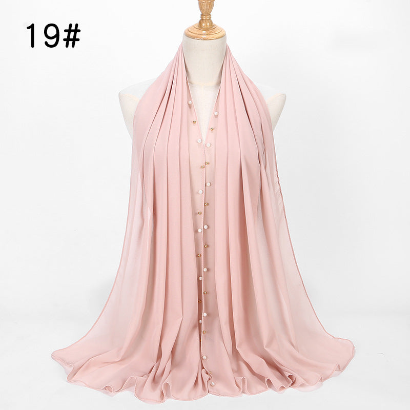 Chiffon Pearl Hijab