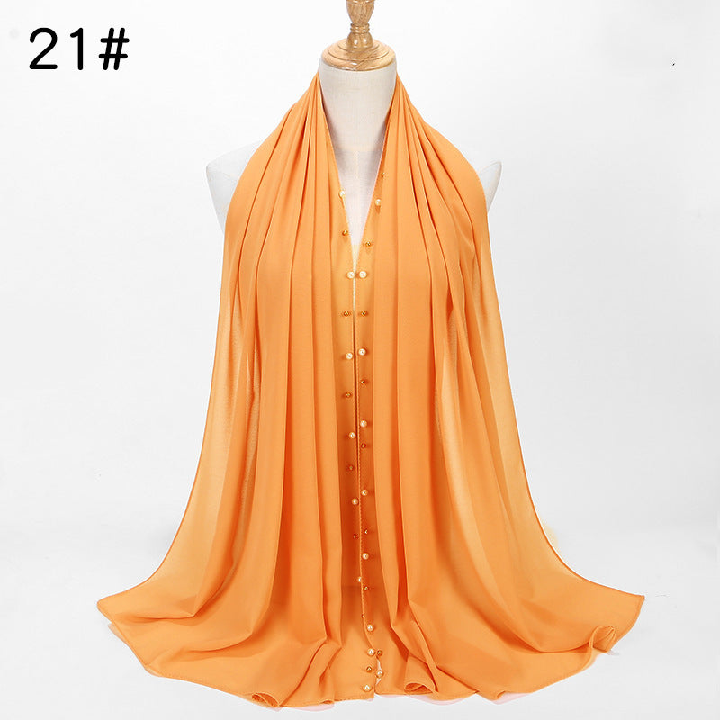 Chiffon Pearl Hijab
