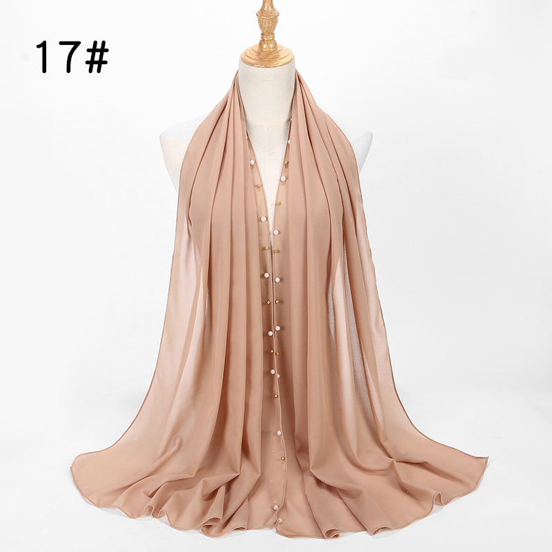 Chiffon Pearl Hijab