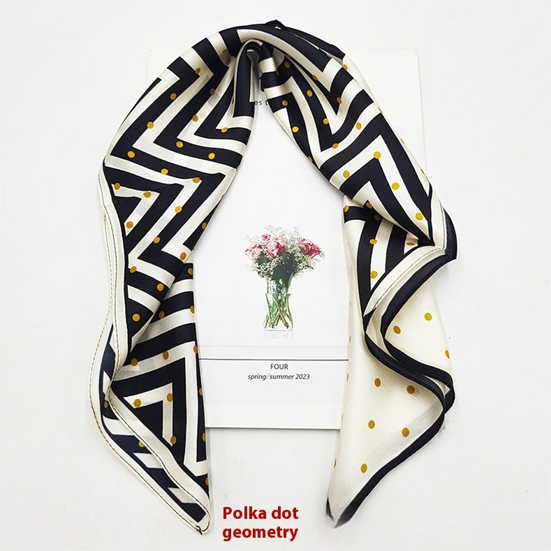 Versatile Business Scarf, Square Scarf for Professionals, Luxury Bandana