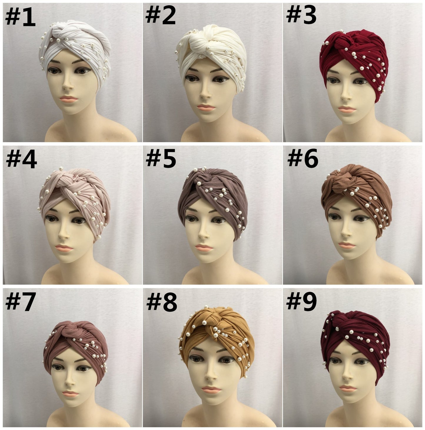 Muslim Women's Turban Hat,Cotton Jersey Turban Hat