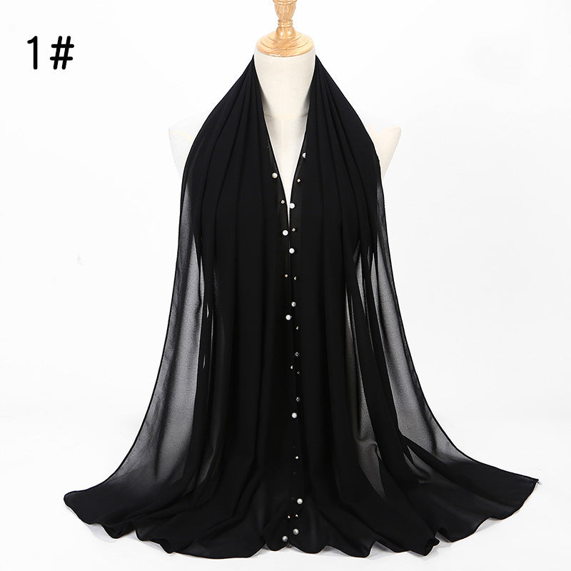 Chiffon Pearl Hijab