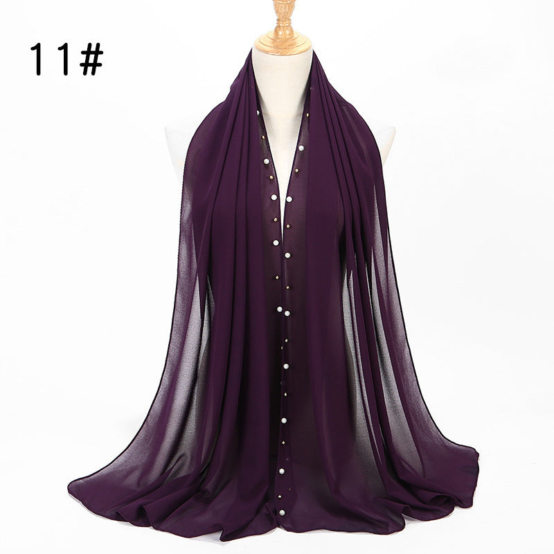 Chiffon Pearl Hijab