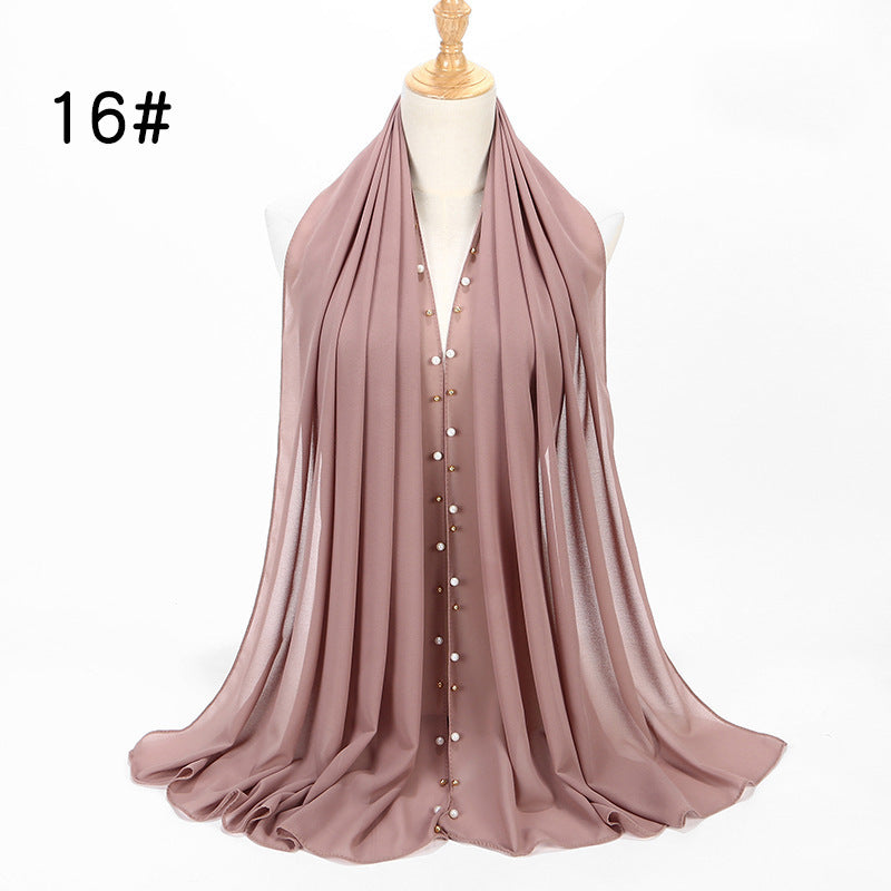 Chiffon Pearl Hijab