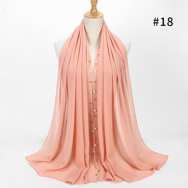 Chiffon Pearl Hijab