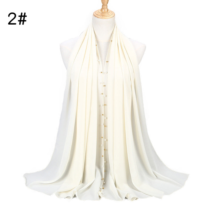 Chiffon Pearl Hijab