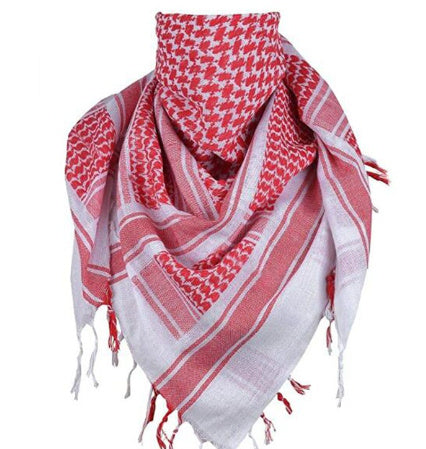 Keffiyeh Square Scarf, Middle Eastern Scarf, Muslim Kerchief