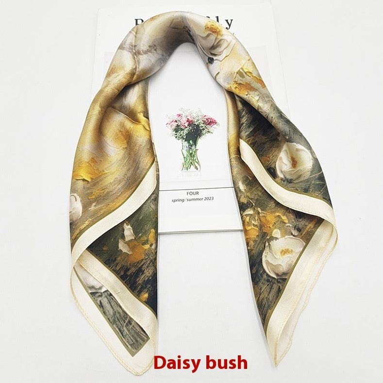 Versatile Business Scarf, Square Scarf for Professionals, Luxury Bandana