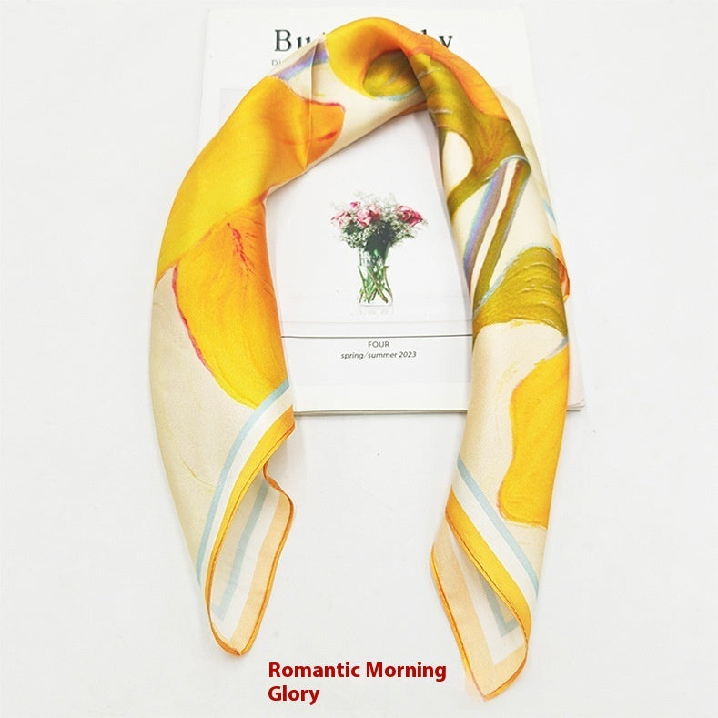 Versatile Business Scarf, Square Scarf for Professionals, Luxury Bandana