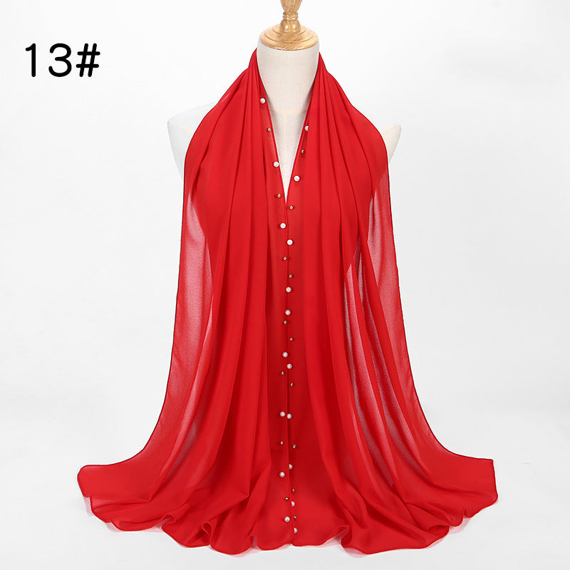 Chiffon Pearl Hijab