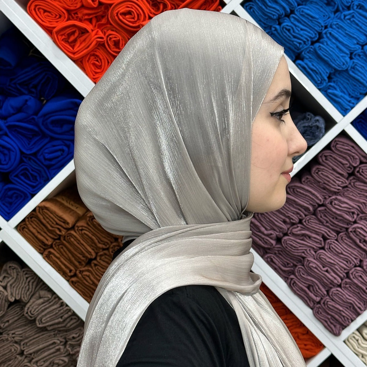 Breathable Satin Silk Scarf