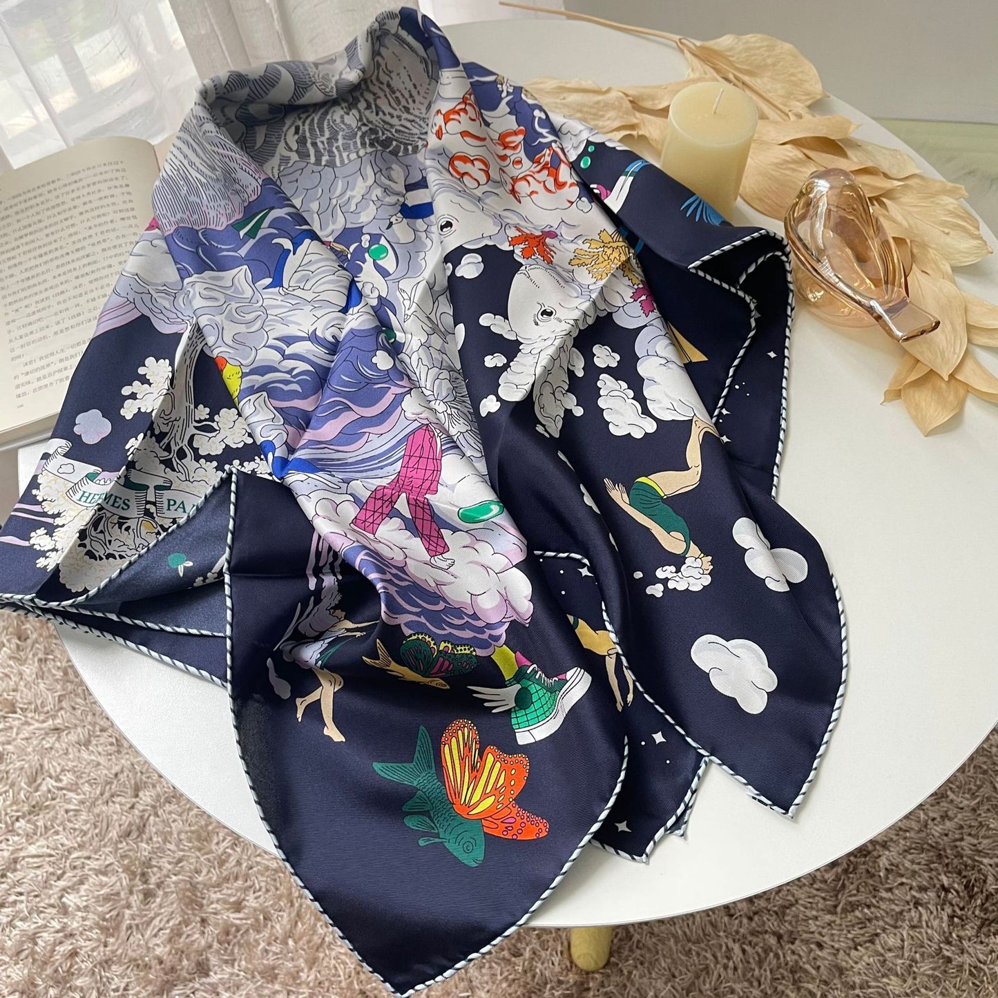 Women's Luxury Silk Twill Scarf
