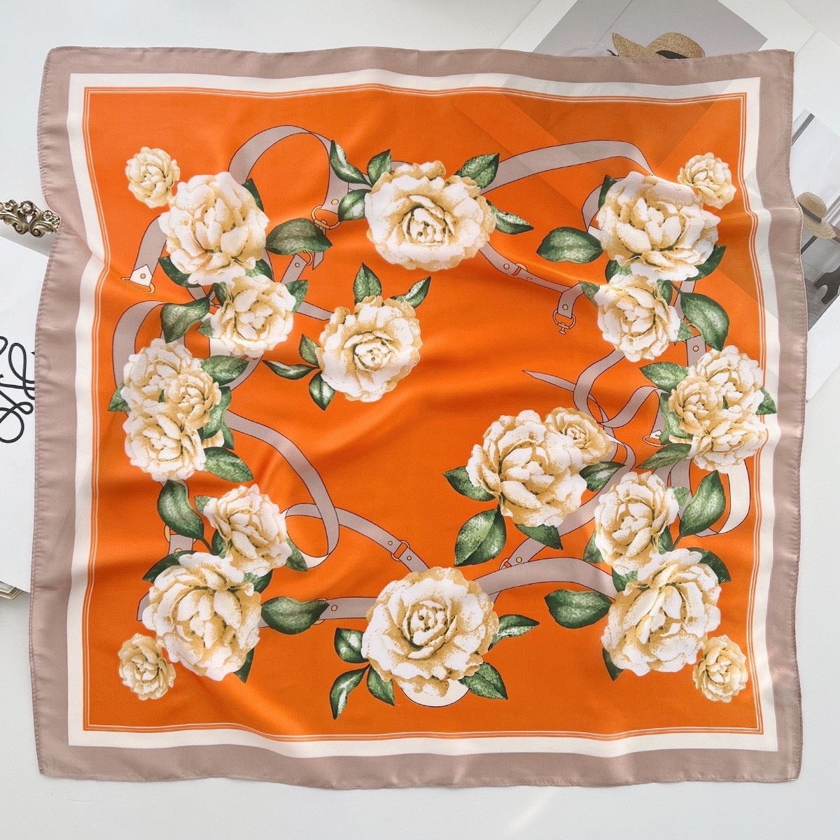 Women's Korean Style Vintage Printed Scarf