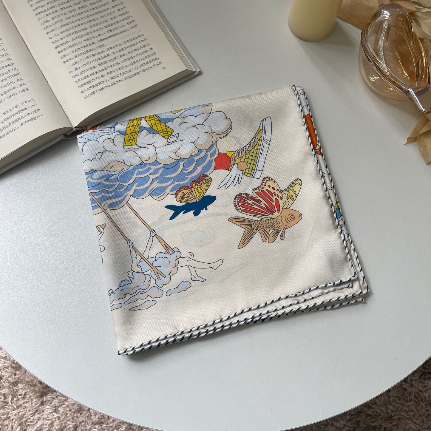 Women's Luxury Silk Twill Scarf