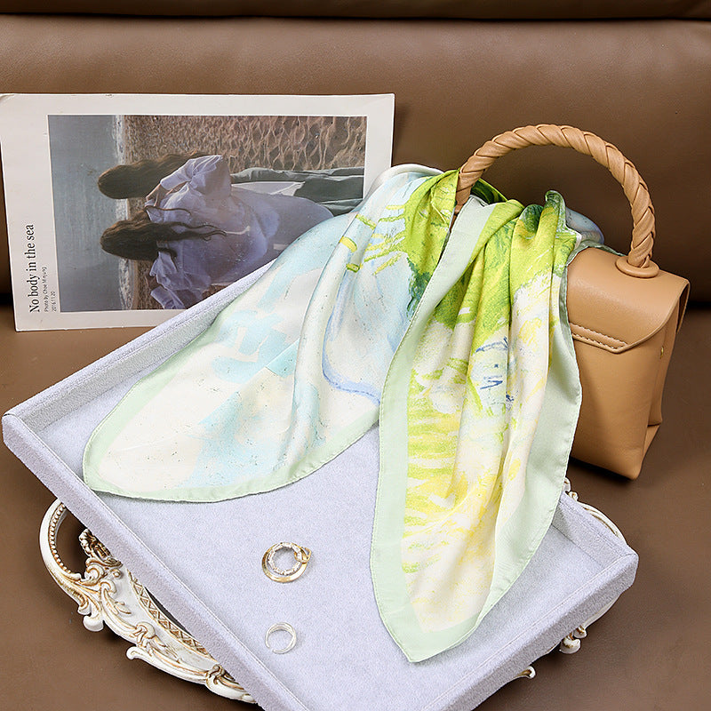 Women's Korean Style Vintage Printed Scarf
