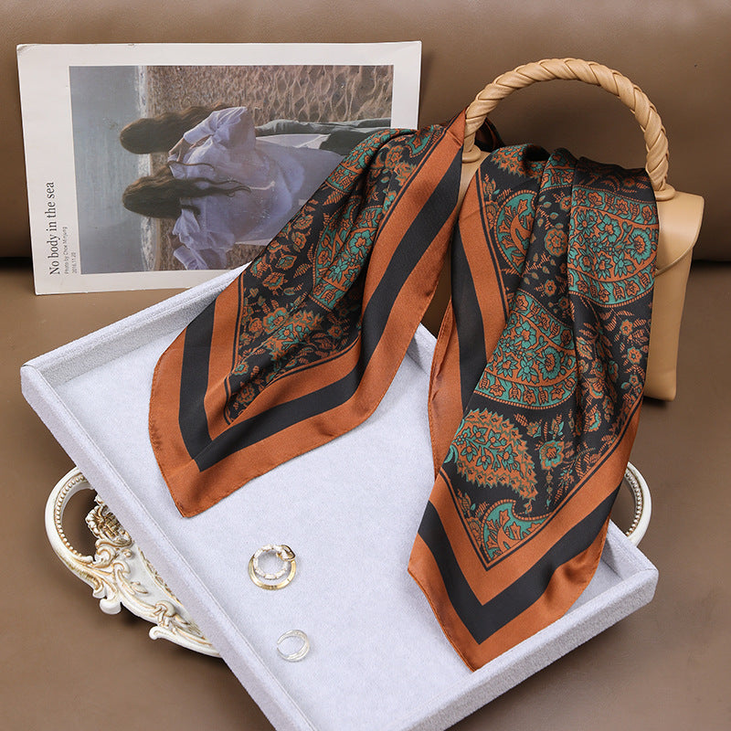Women's Korean Style Vintage Printed Scarf