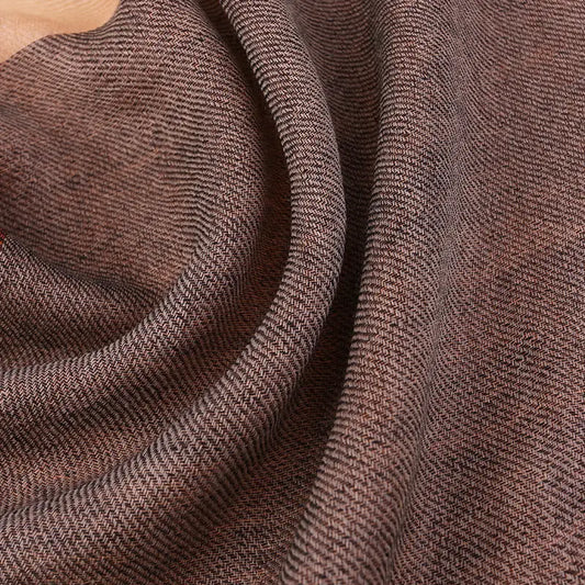 Autumn And Winter Versatile Checkered Fringe Warm Long Scarf - Khaki / 175cm or more