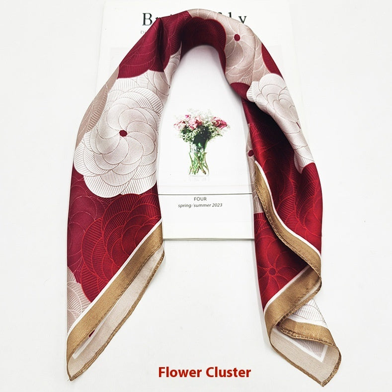 Versatile Business Scarf, Square Scarf for Professionals, Luxury Bandana
