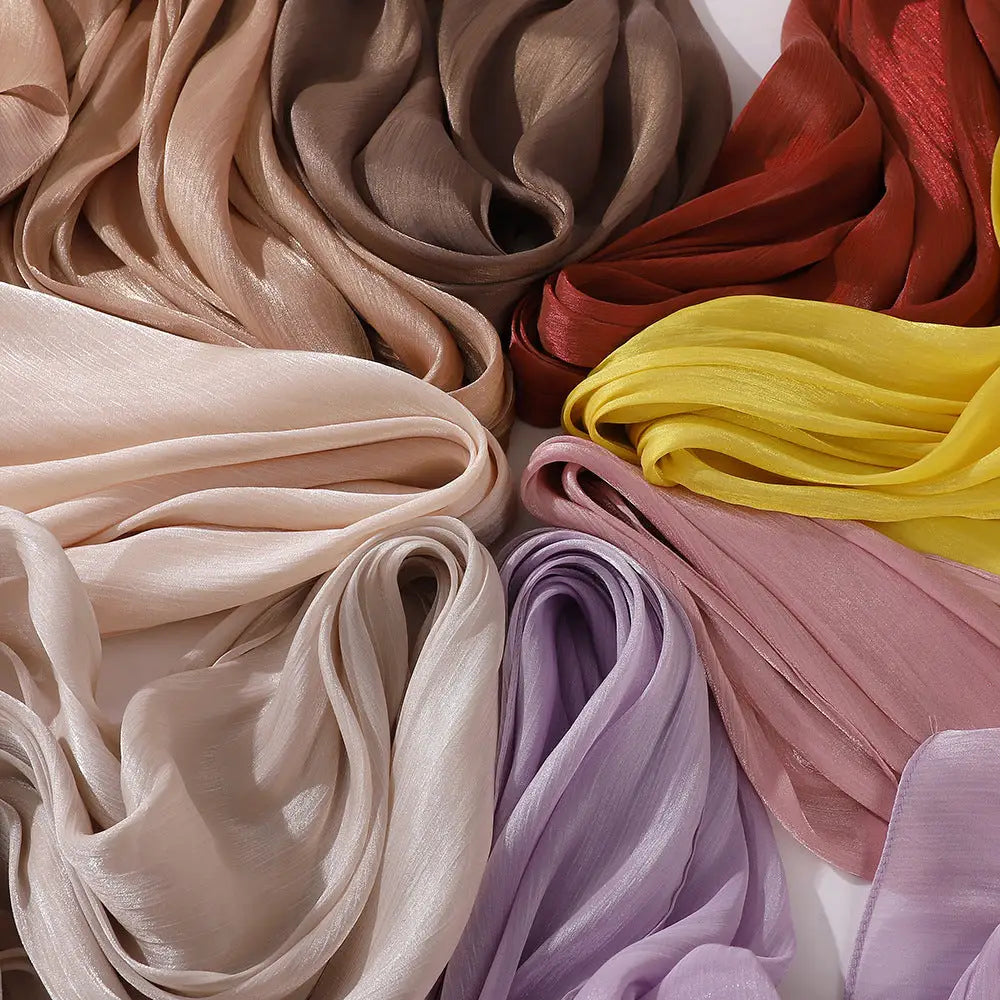 Breathable Satin Silk Scarf - Satin Silk Scarf