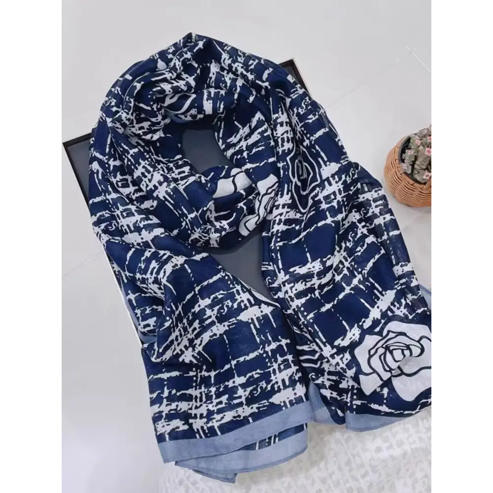 Cotton And Linen Scarf Thin And Silky Shawl Travel Accessory Sun-proof Beach Towel For Women - New 23 / 180CM