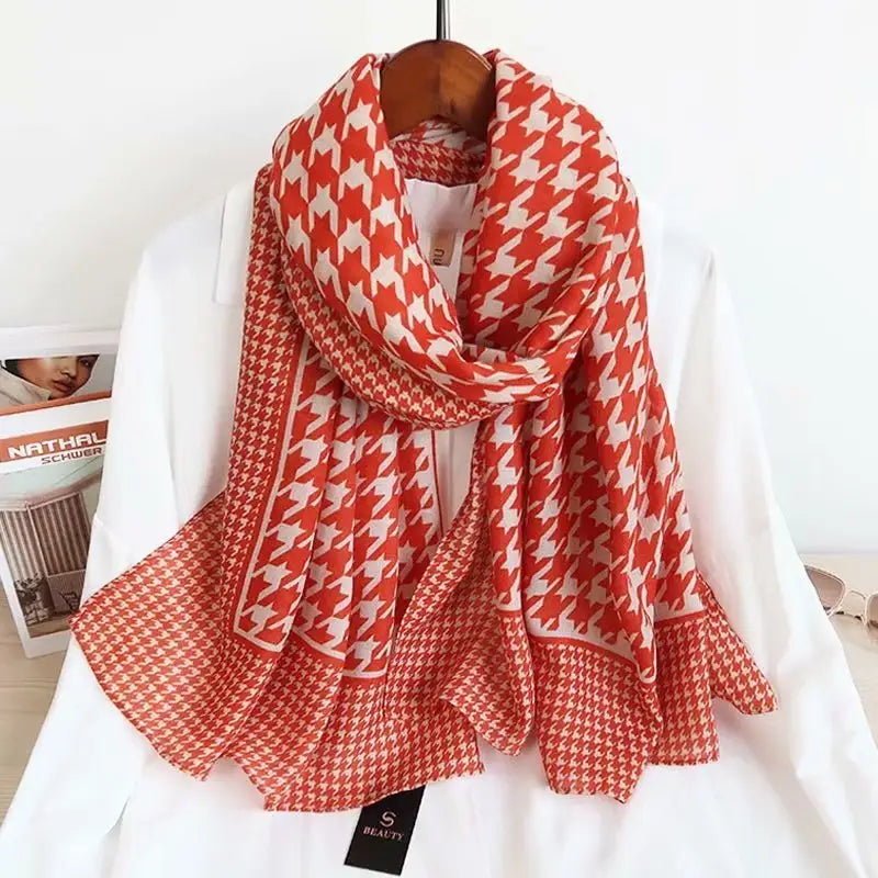 Cotton And Linen Scarf Thin And Silky Shawl Travel Accessory Sun-proof Beach Towel For Women - New 131 / 180CM