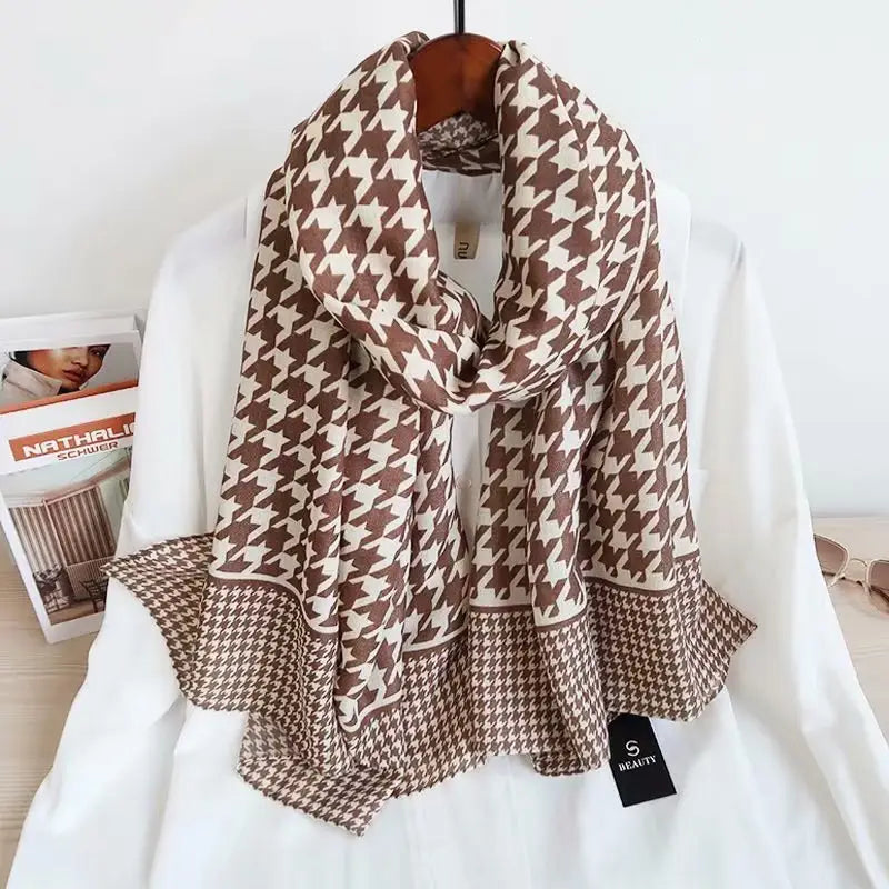 Cotton And Linen Scarf Thin And Silky Shawl Travel Accessory Sun-proof Beach Towel For Women - New 132 / 180CM
