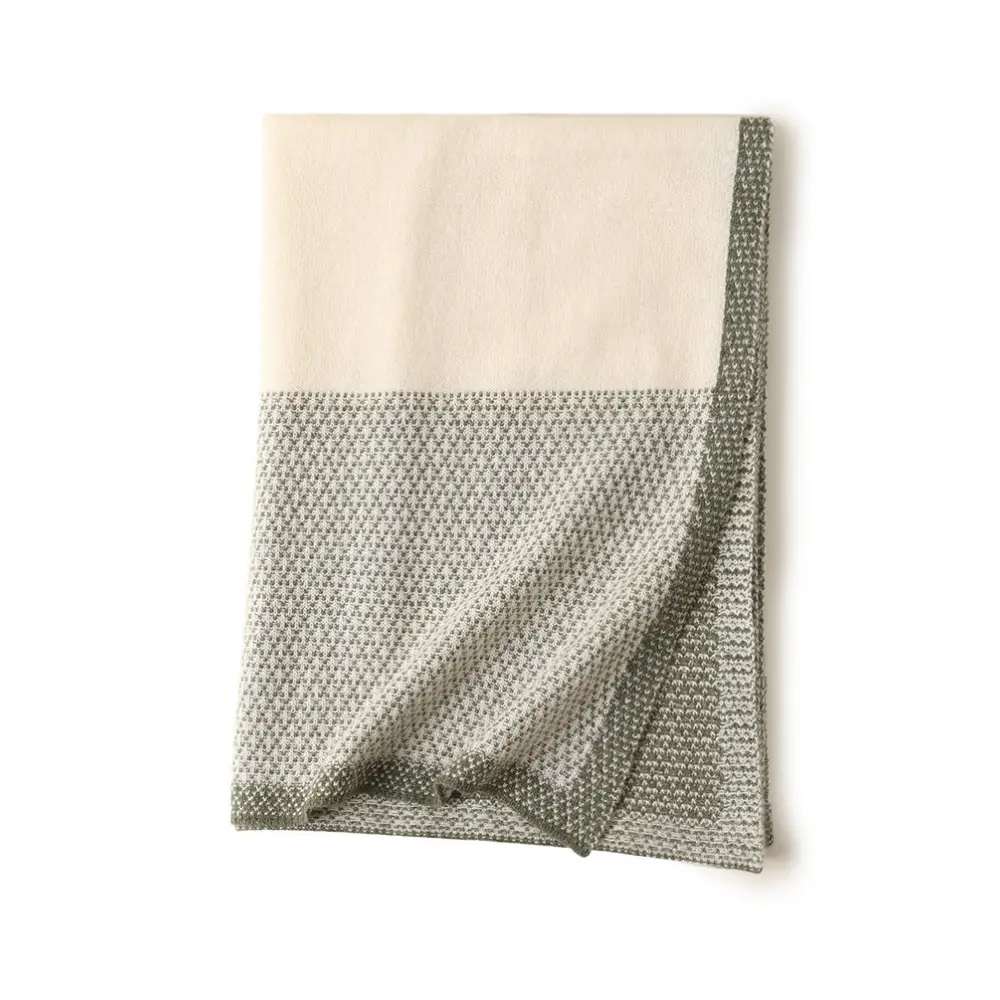 Premium Cashmere Scarf - Dark green - Cashmere shawl