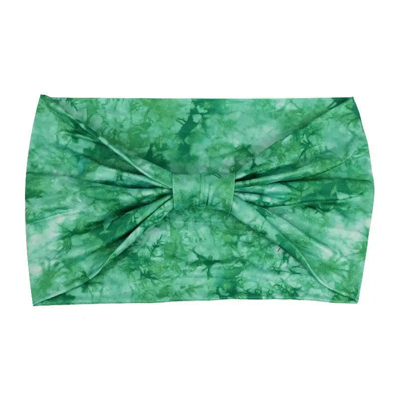Tie-dye Sports Hair Band - Green
