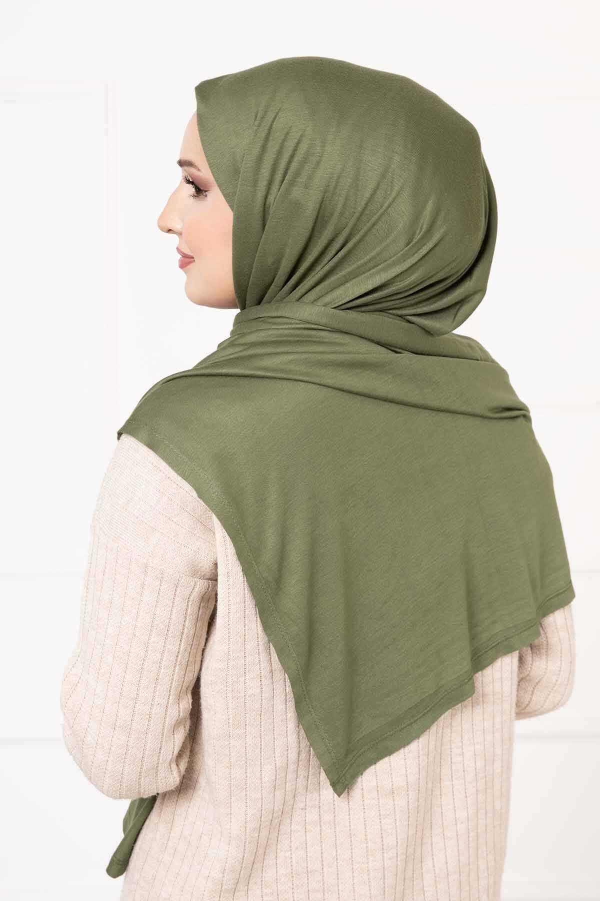 Combed Shawl-Khaki,Gray