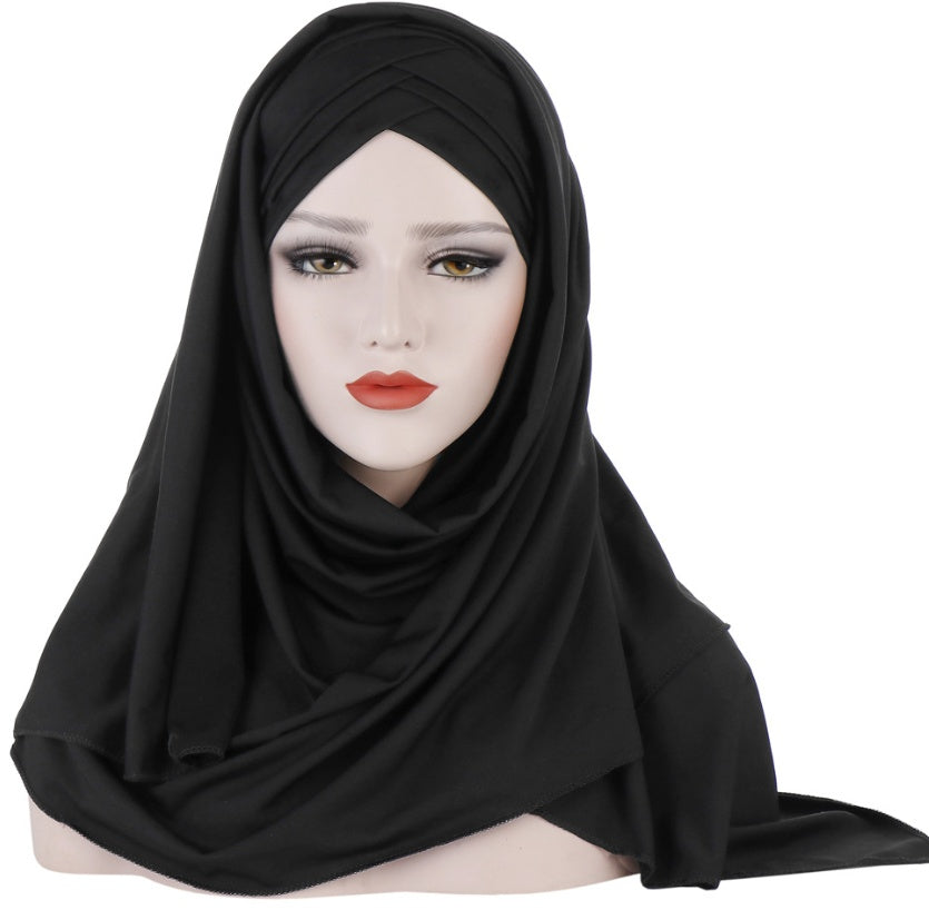 Muslim Women's Patch Hijab, Instant Hijab