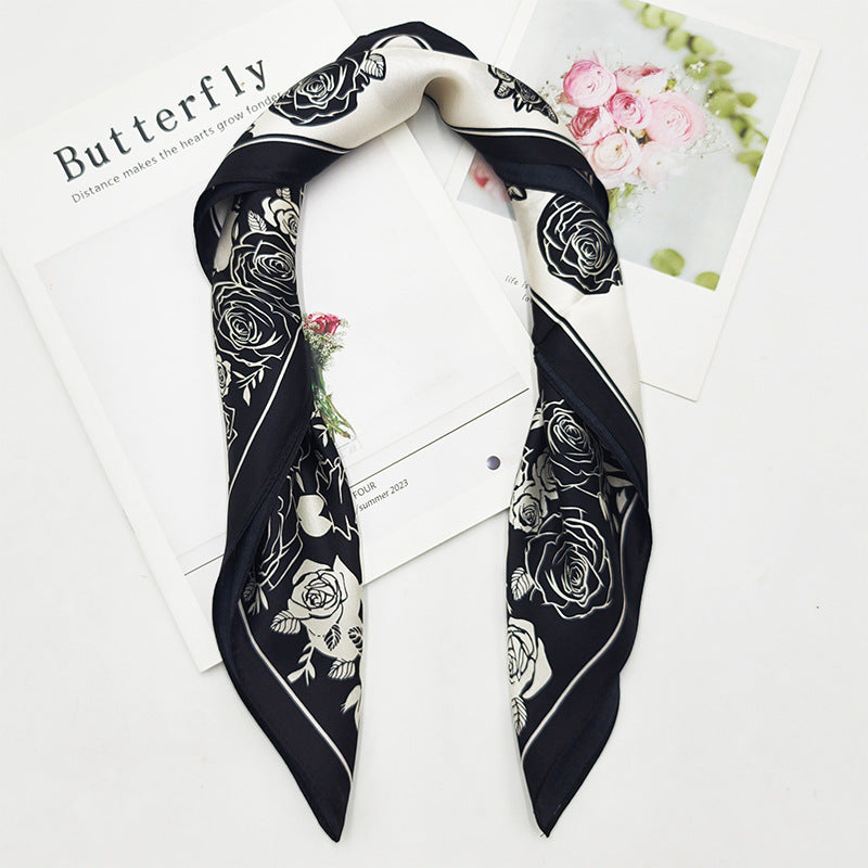 Versatile Business Scarf, Square Scarf for Professionals, Luxury Bandana