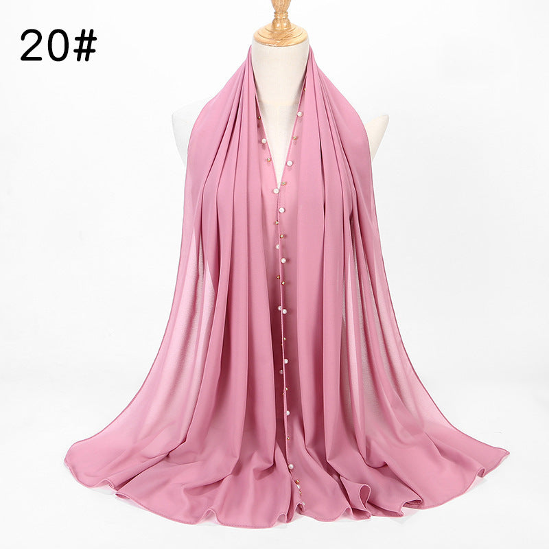 Chiffon Pearl Hijab