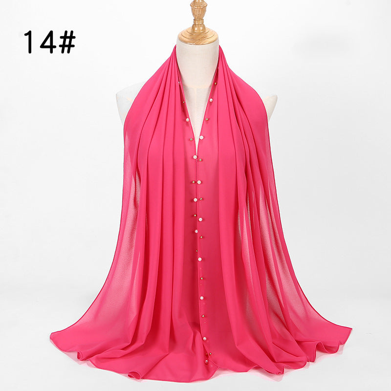 Chiffon Pearl Hijab
