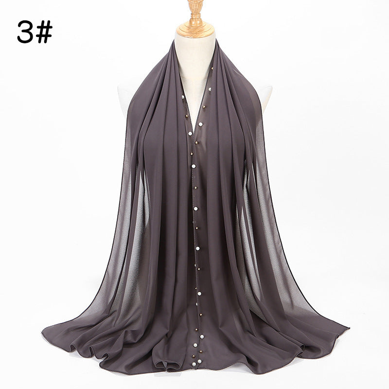 Chiffon Pearl Hijab