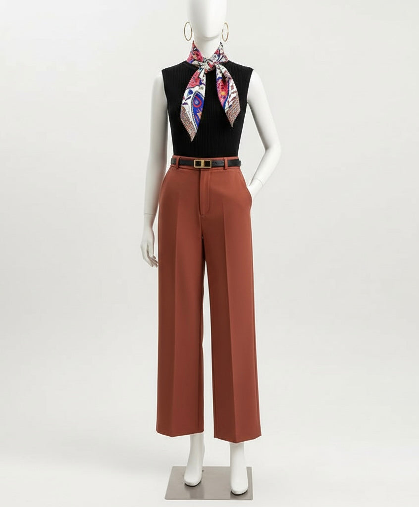 Women's Premium Silk-Like Square Scarf - Spring & Autumn Shawl