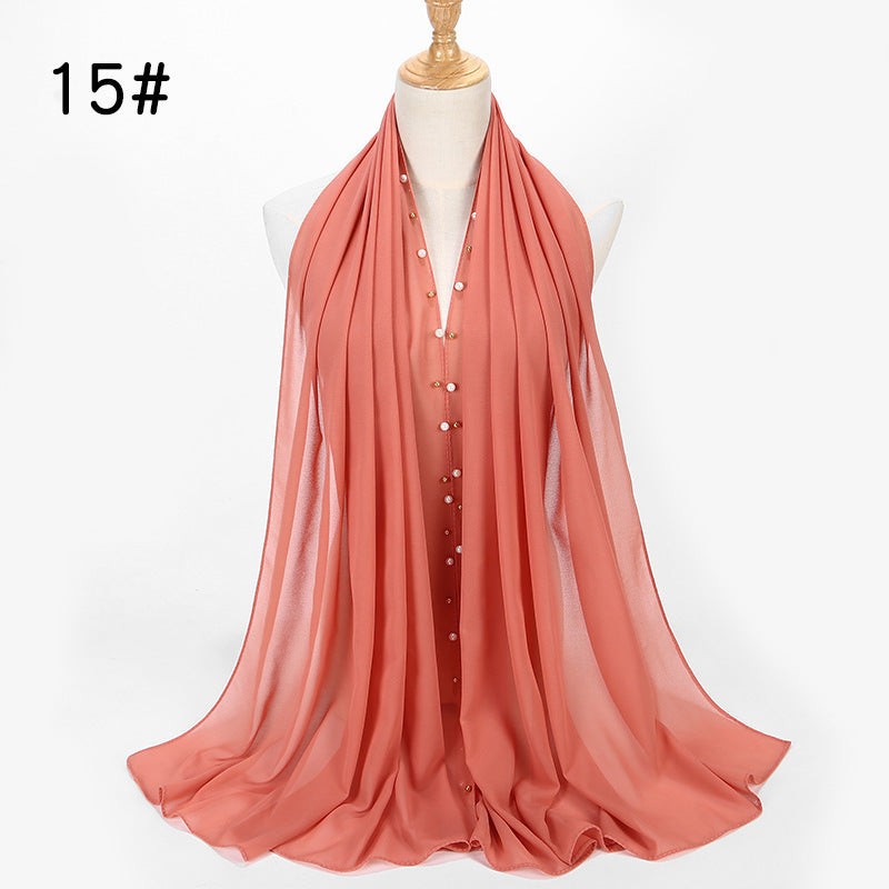 Chiffon Pearl Hijab