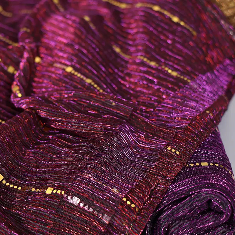 New Women’s Lamp Wick Silk Sequined Scarf