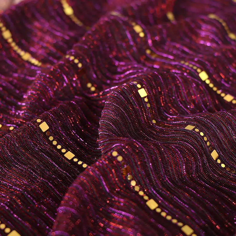 New Women’s Lamp Wick Silk Sequined Scarf