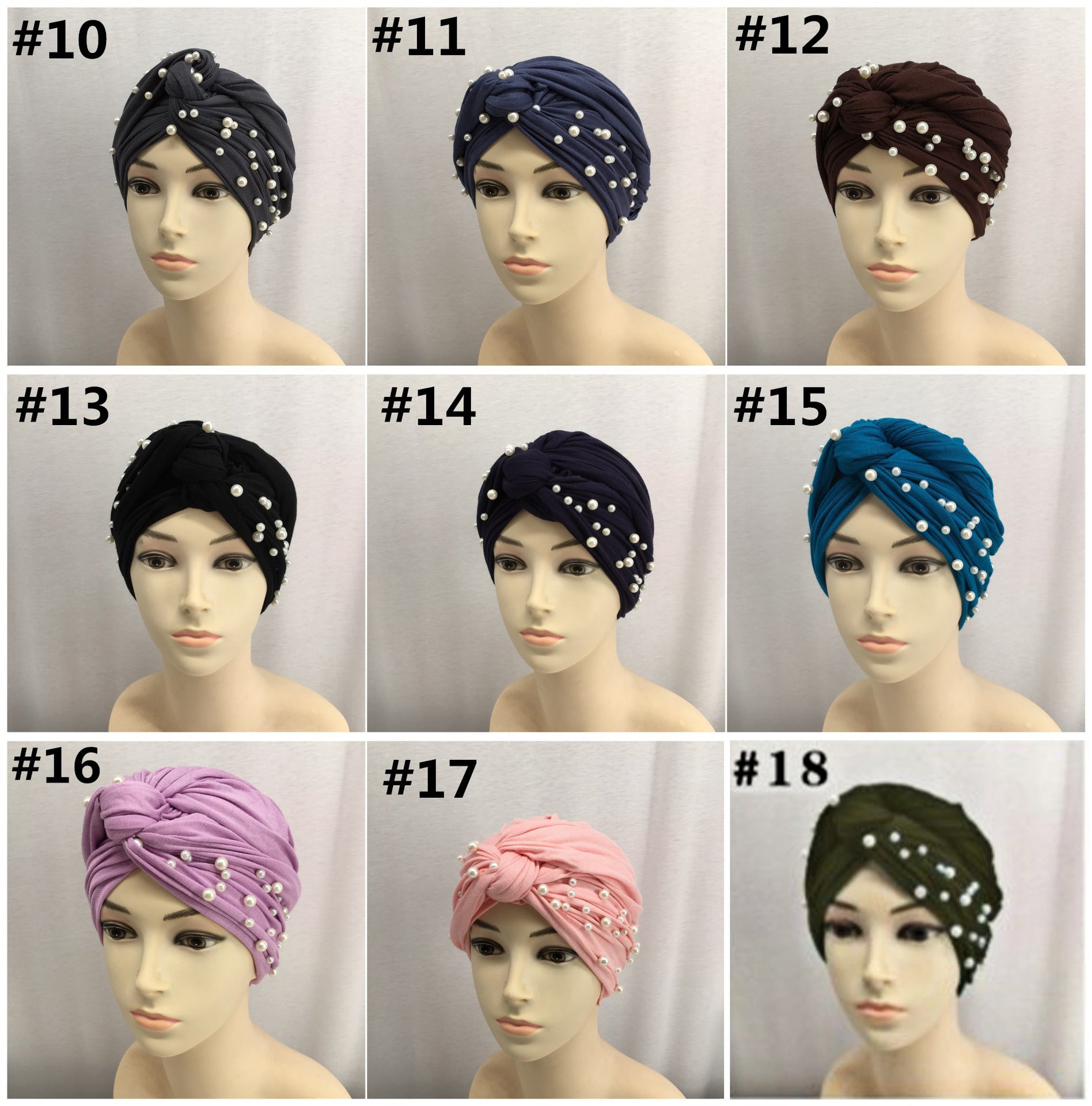 Muslim Women's Turban Hat,Cotton Jersey Turban Hat