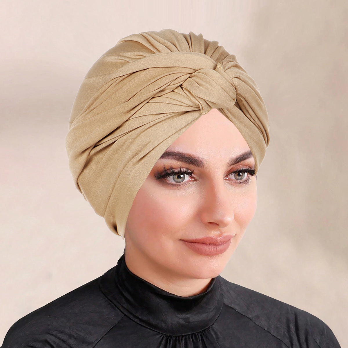 Solid Colour Bonnet Hijab