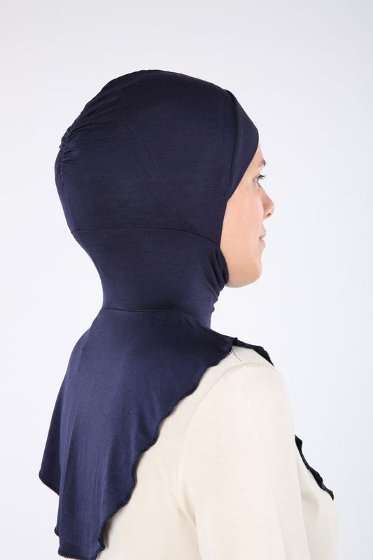 Modest Sports Bonnets-Navy Blue