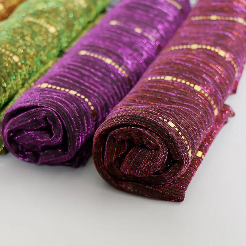 New Women’s Lamp Wick Silk Sequined Scarf