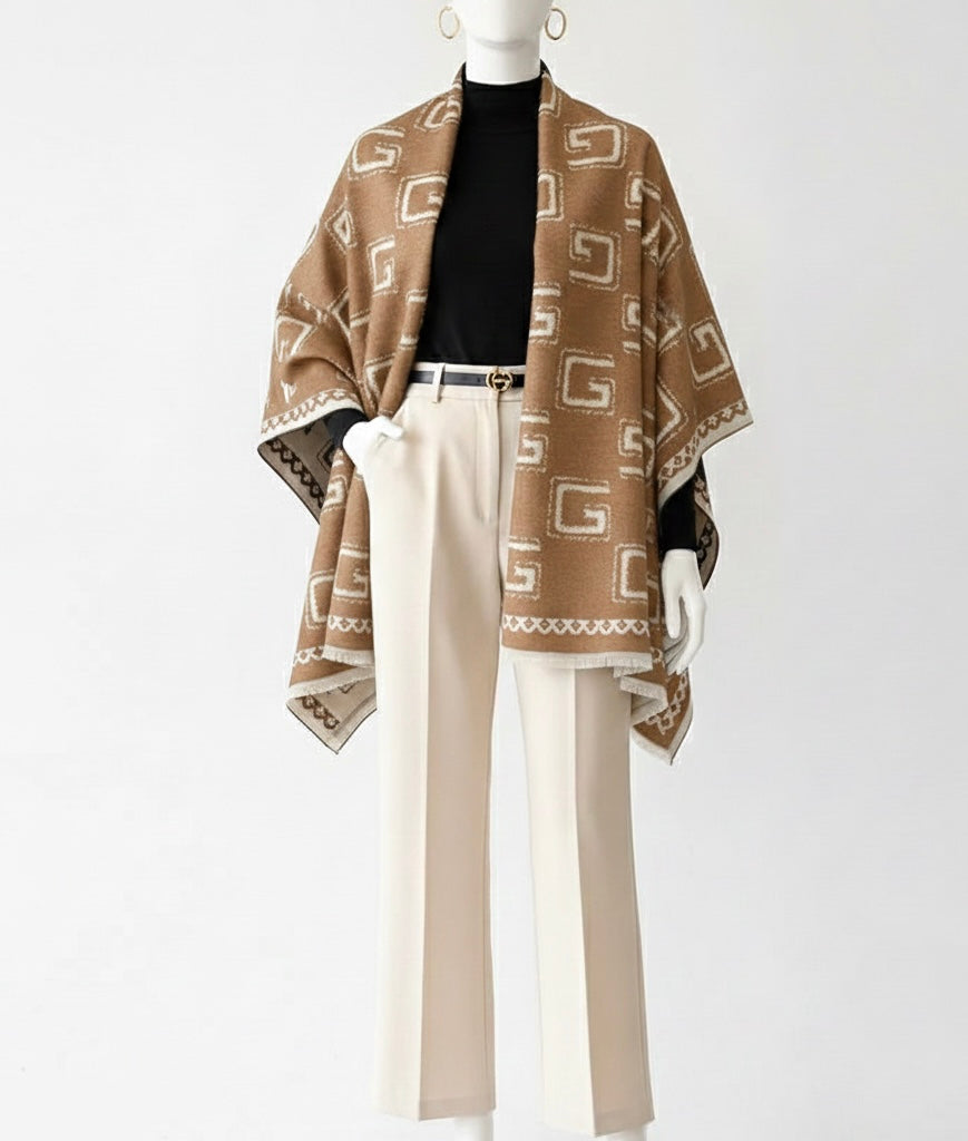 Cashmere-Like Thick Shawl - Warm Winter Scarf & Hijab Wrap