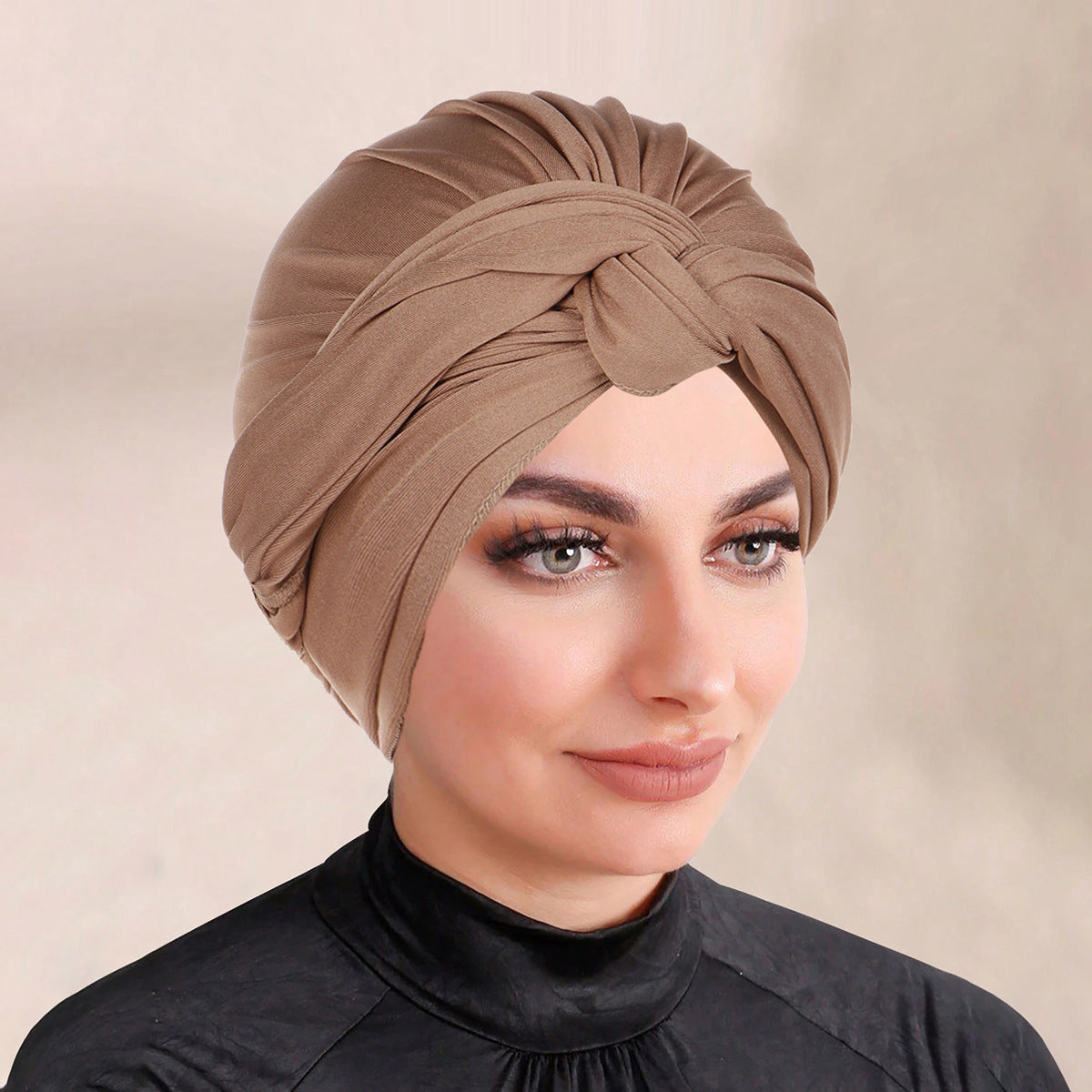 Solid Colour Bonnet Hijab