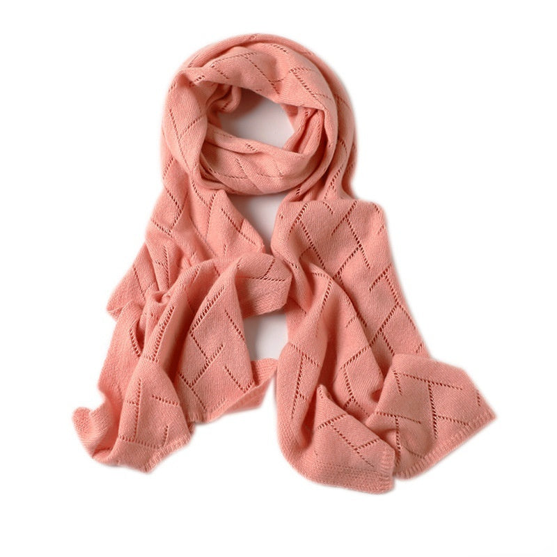 Women's Korean-style Knitted Hollow Scarf