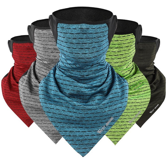Male Summer Cycling Face Towel And Ice Silk Mask