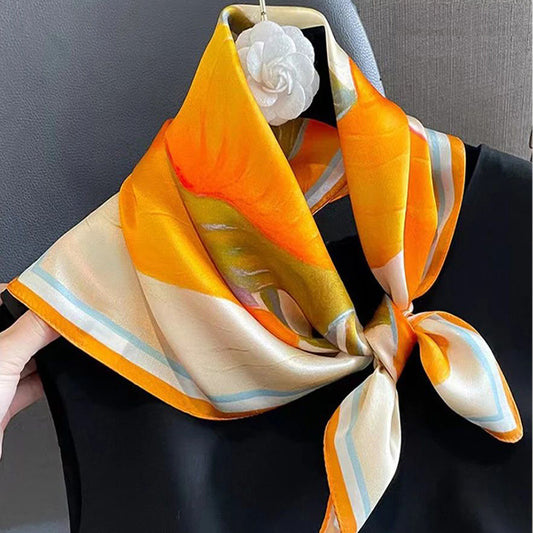 Versatile Business Scarf, Square Scarf for Professionals, Luxury Bandana