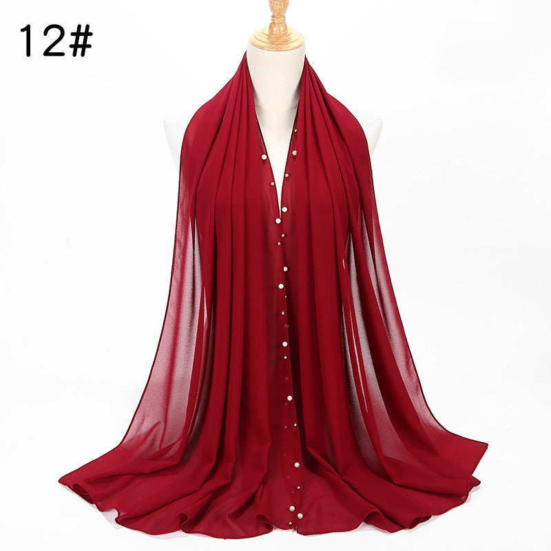 Chiffon Pearl Hijab
