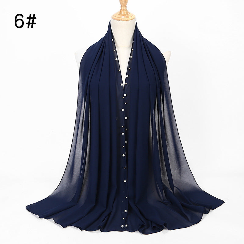 Chiffon Pearl Hijab