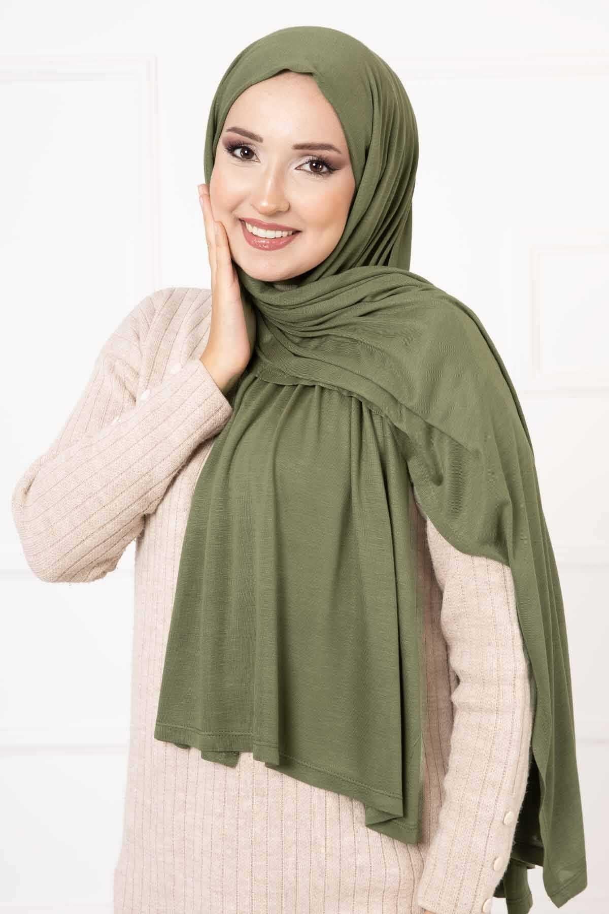 Combed Shawl-Khaki,Gray